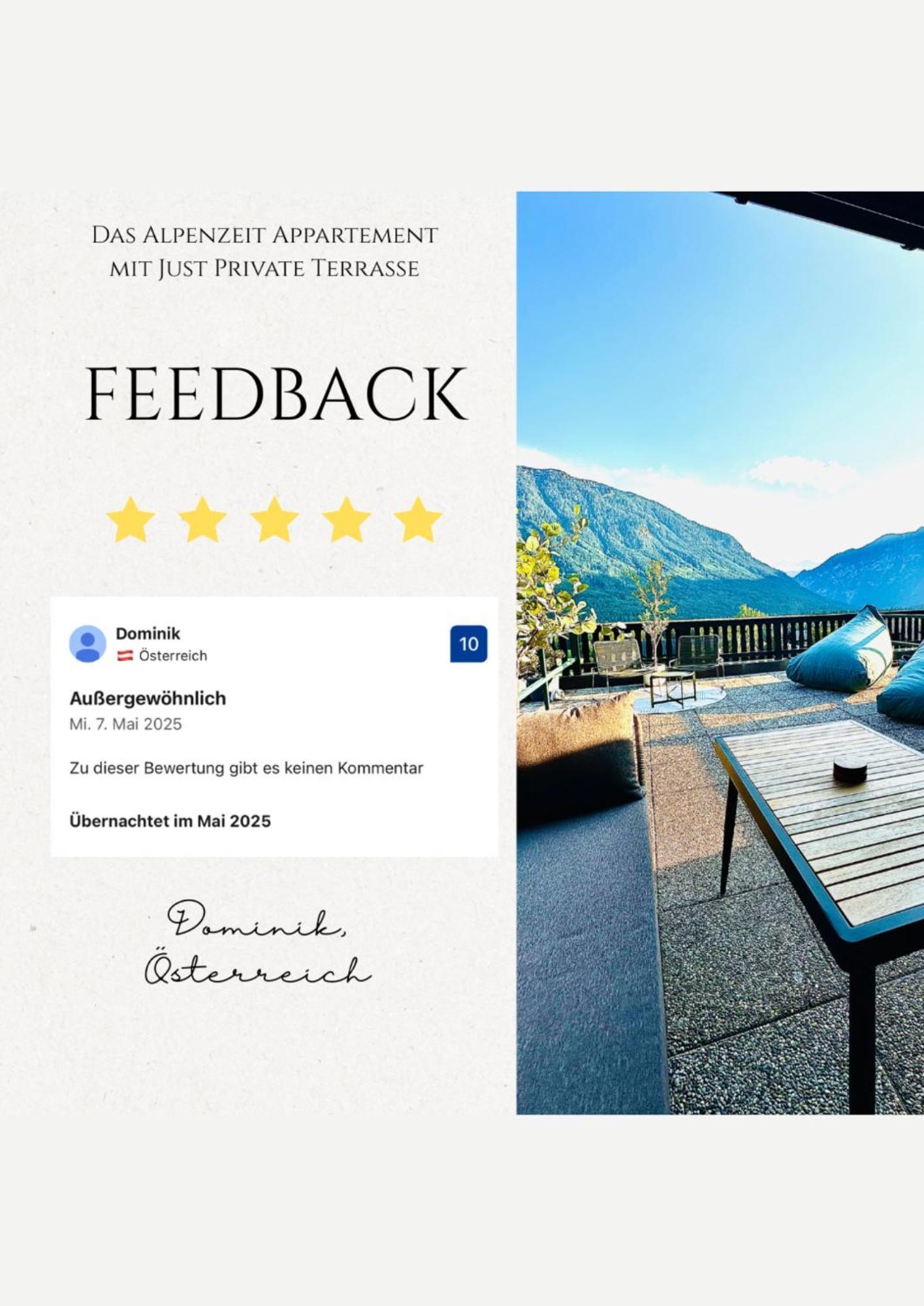 Alpenzeit Mit Just Private Terrasse (adults Only) * Bad Aussee